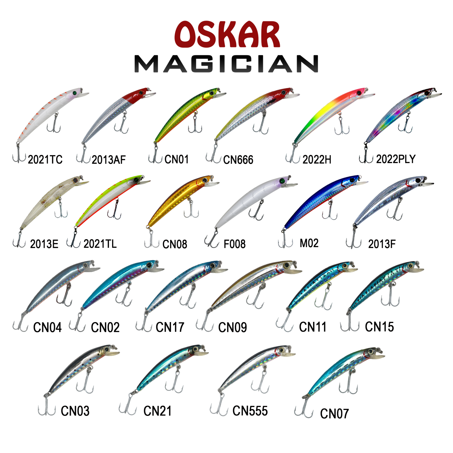 Oskar Magician 9cm Maket Balık 9gr