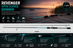 Revenger Spin Kamış 240cm 2-12gr