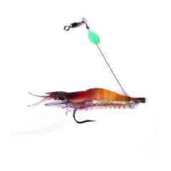 5221 Fosforlu Glow Silikon Karides 8cm.