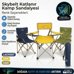 SKYBELT Katlanır Kamp Sandalyesi (kılıflı)
